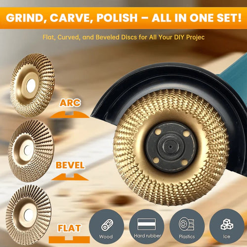 🔥3PCS Wood Carving Disc Set