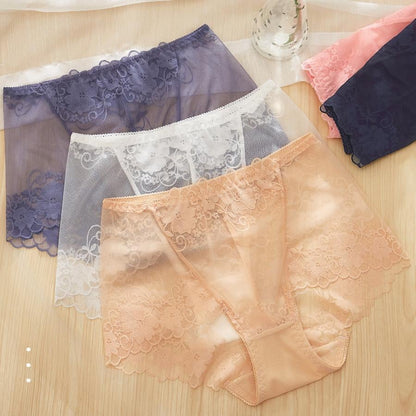✨ Ladies Silk Lace Handmade Panties✨