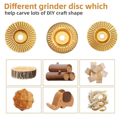 🔥3PCS Wood Carving Disc Set