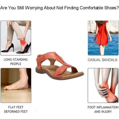 🔥LAST DAY 50% OFF🔥Women's Wedge Orthopedic Sandals | Fit For Your Feet