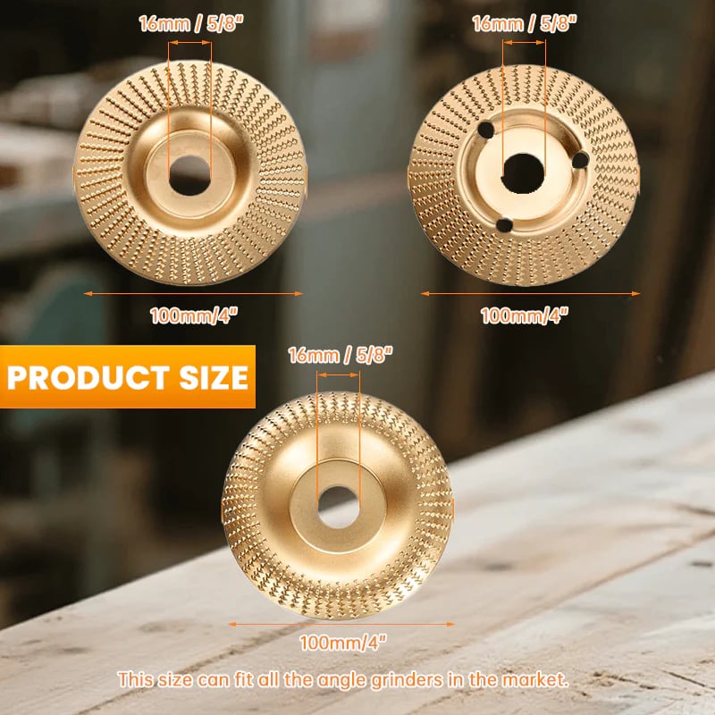 🔥3PCS Wood Carving Disc Set