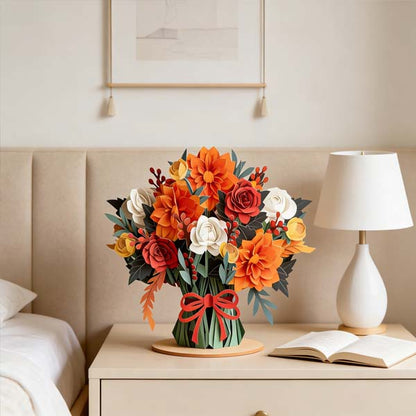 🏆35K+ SOLD! 🌼💌 Forever-Blooming 3D Flower Pop-Up Card– Personalized Love Message & Everlasting Bloom 🎁