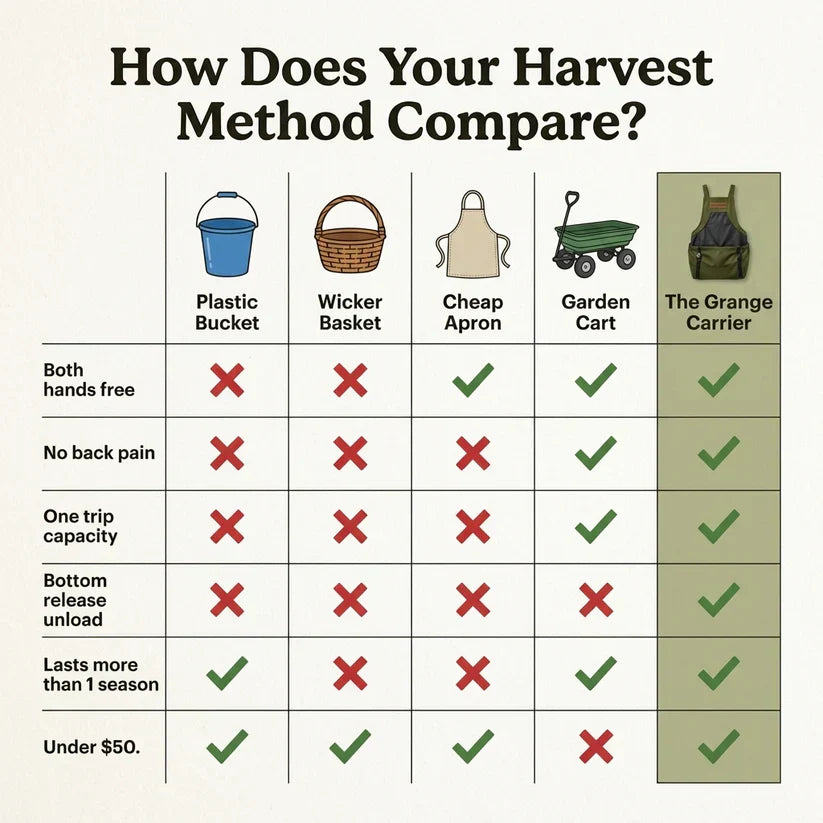 The Grange Carrier — Instant-Release Harvest System